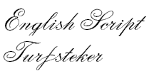 English Script